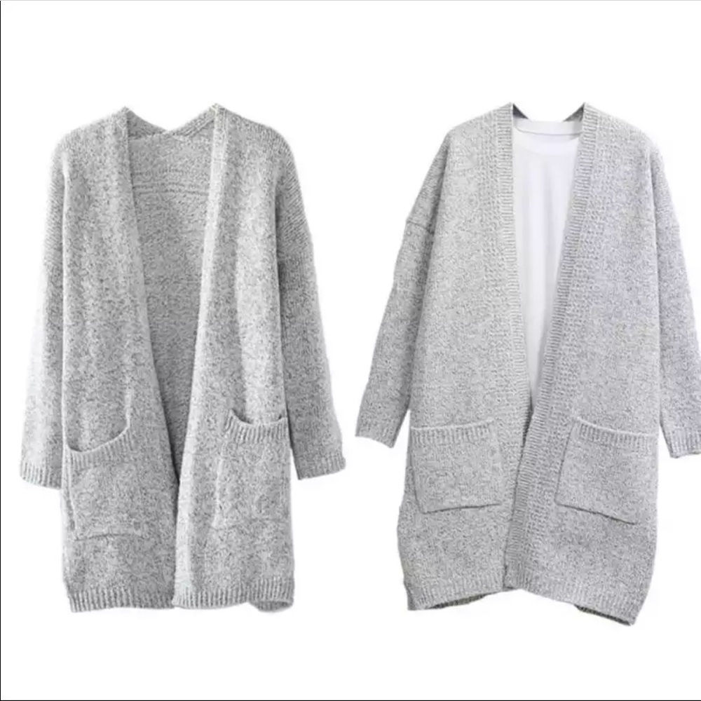 Womens Winter Sweater Soft Knitted Coat - Picture 2 of 6